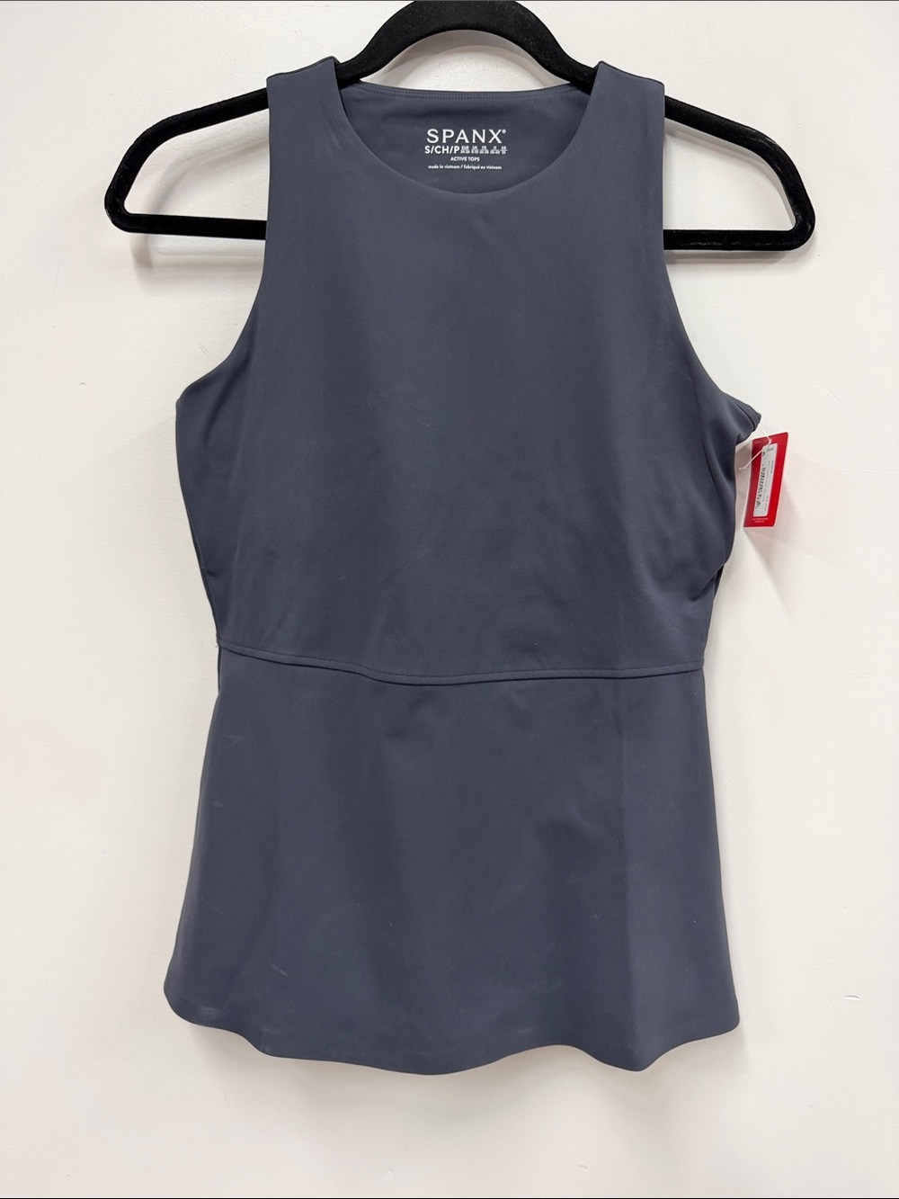SPANX Charcoal High-Neck Shaping Tank Top NEW S